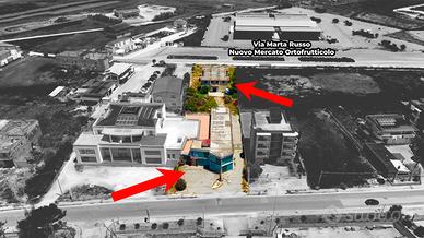 Lotto 2600mq + 2 Edifici commerciali + 3 piazzali