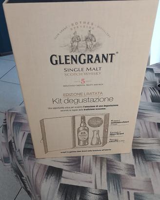 Kit degustazione Glen Grant vintage.