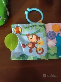 Chicco libro (6-9mesi)/tris di giocattoli(3-6mesi)