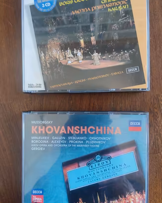 MODEST MUSORGSKIJ - "BORIS GODUNOV" e "CHOVANŠČINA