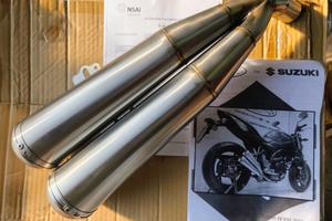 TERMINALE SCARICO MARMITTA DOPPIO CONICO OVALE PER