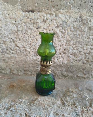 mini lampada a petrolio vintage