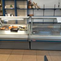 Banco vetrina caldo - gastronomia
