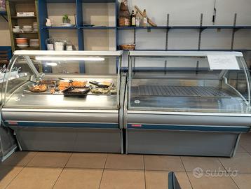 Banco vetrina caldo - gastronomia