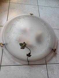 Plafoniera Lampadario con foglia