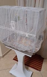 Gabbia con piedistallo