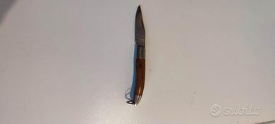Coltellino pieghevole vintage manico in legno