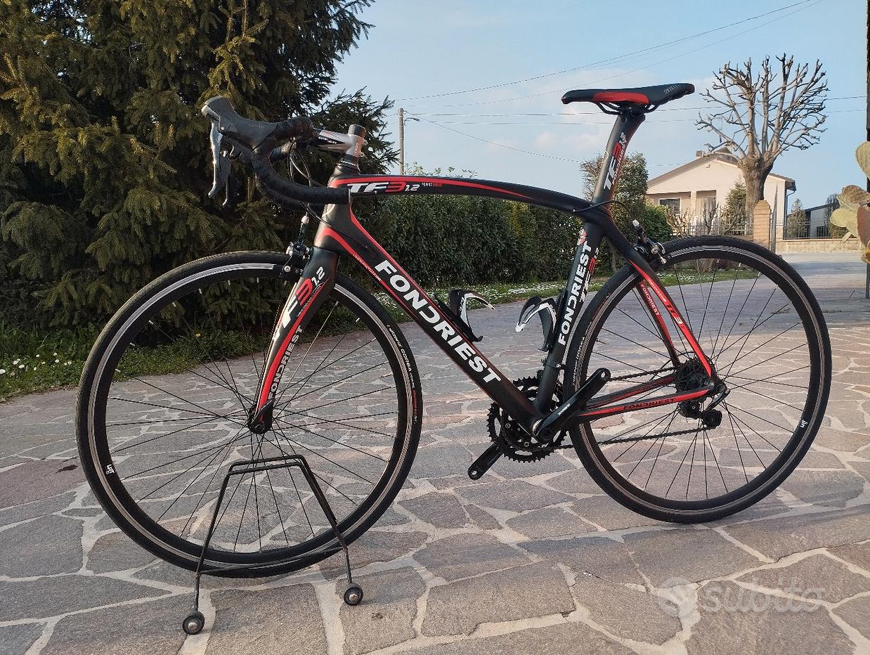 Fourche De Vélo De Course Fondriest TF3 En Carbone - Taille 1.2 - Noire/Blanche - Neuf