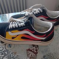 vans con fiamme