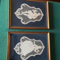 3 merletti originali di Burano