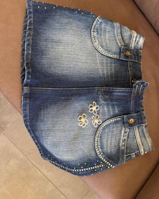 Minigonna in jeans