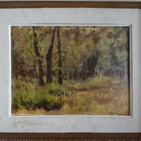 Vecchio quadro dipinto ad olio