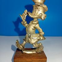 STATUETTA IN PELTRO DI ZIO PAPERONE , Vintage.