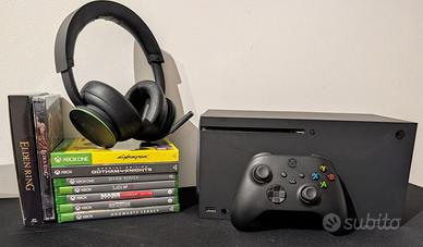Xbox Series X 1TB + 8 giochi e cuffie microsoft