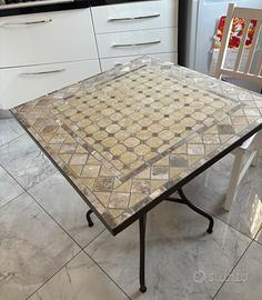 Tavolo Mosaico in ferro