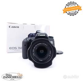 Canon EOS 760D+18-55 II 19064 Scatti Usato (E949)