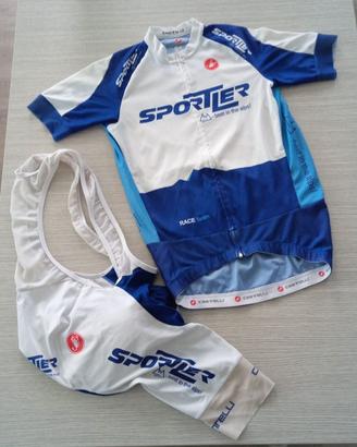 Completino sportivo x ciclismo Castelli