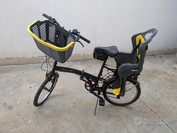 Bicicletta pieghevole  + seggiolino