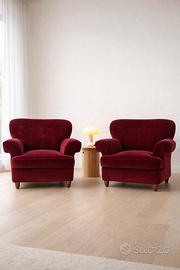 Coppia poltrone modernariato italiano anni 50/60