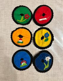 Sottobicchieri vintage anni 60