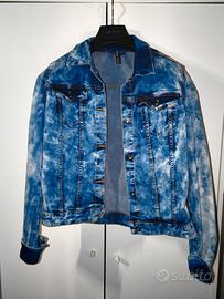 giacca di jeans Jean Pascale  vintage acid wash