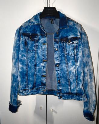 giacca di jeans Jean Pascale  vintage acid wash