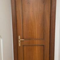 n.6 porte (di cui 1 vetro) da interno Legno Noce