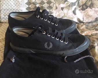 Scarpe Fred perry uomo tela tg 43 nere Abbigliamento e Accessori