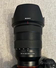 Obiettivo Sony 24-105 f4 G OSS e-mount