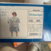 Principe vestito carnevale maschio