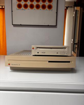 Apple Macintosh LC II + Lettore CD-ROM Esterno