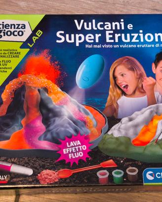 Kit Scienza  Vulcani e Super Eruzioni Clementoni 