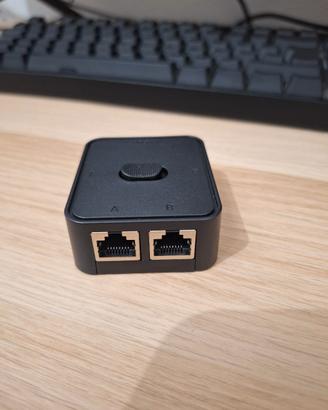 Switch Ethernet  RJ45 sdoppiatore di rete cablata