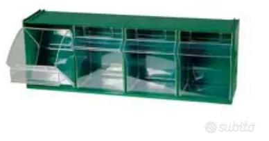 Cassettiera 4 posti, L 60 - P 15 - H 20 (cm)