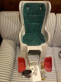 Seggiolino posteriore per bicicletta porta bimbi