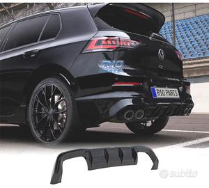 DIFFUSORE VOLKSWAGEN GOLF 8 LOOK R DOPPIA USCITA