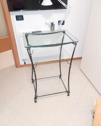 Mobiletto ferro battuto