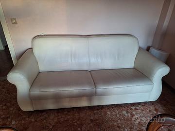 divano 3posti pelle Poltrone Sofà