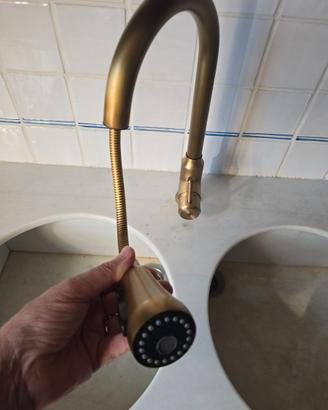 Miscelatore lavello cucina doccetta estraibile