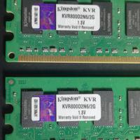 Memoria RAM 2x2GB - DDR2 PC2-6400 - KVR800D2N6/2G