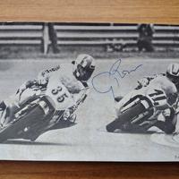 Cartolina autografata Graziano Rossi.