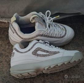 Scarpe FILA da donna White/Animalier