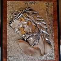 Quadro in argento 925 "Cristo Miracoloso"