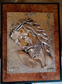 Quadro in argento 925 "Cristo Miracoloso"