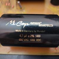 Mundorf Mcap Silver Gold 4,70 μF ±2% 1000V coppia