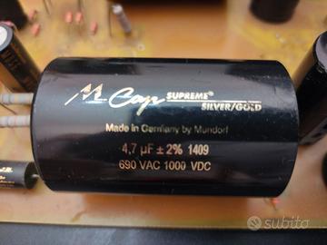 Mundorf Mcap Silver Gold 4,70 μF ±2% 1000V coppia