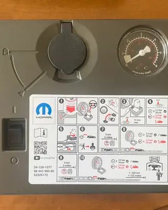 Kit riparazione pneumatici originale Mopar 12V