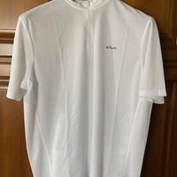 Maglia MTB Ciclismo Bianca con tasca posteriore