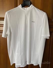 Maglia MTB Ciclismo Bianca con tasca posteriore