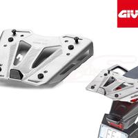Piastra givi m8a alluminio per bauletti monokey